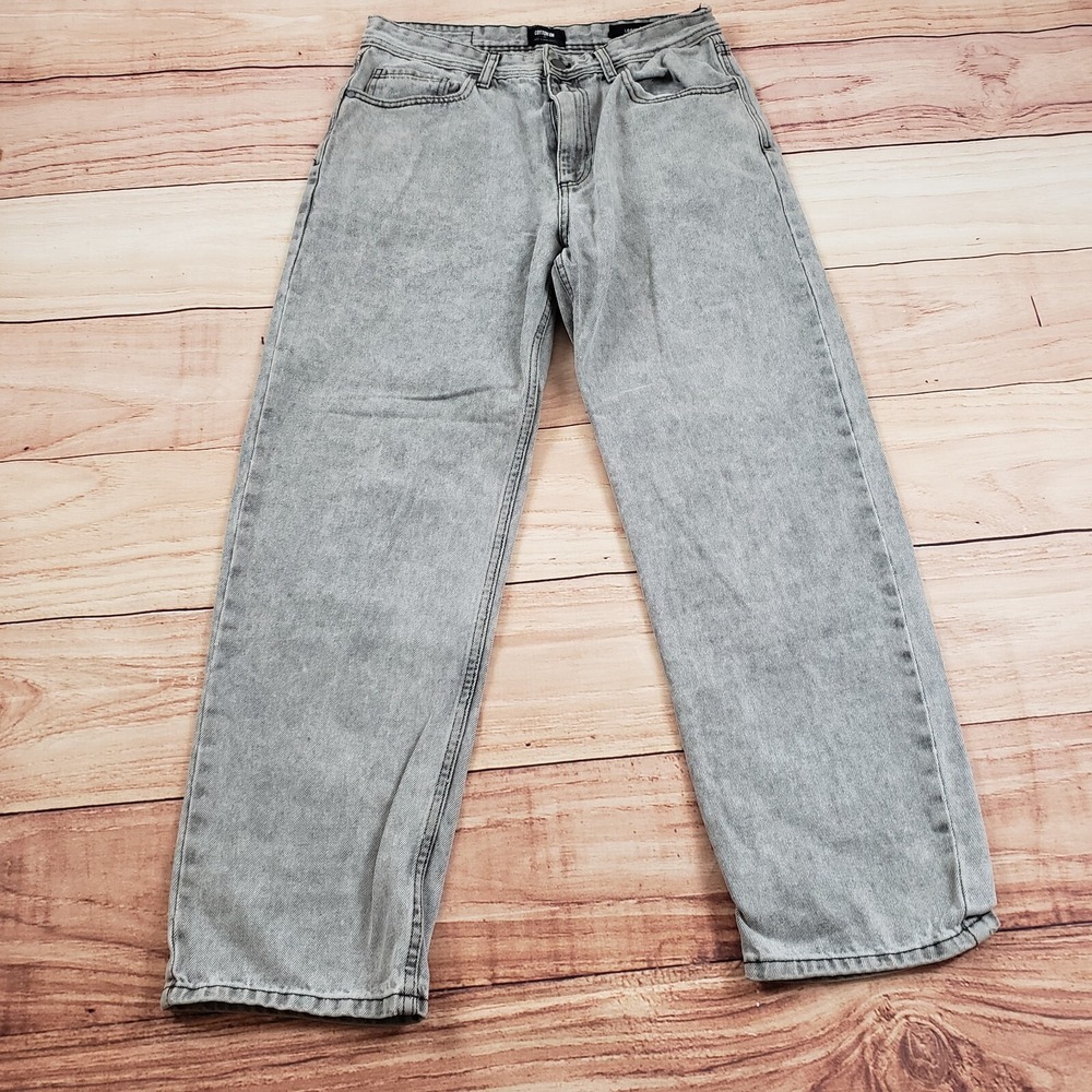 Cotton On Jeans Womens 32 Black‎ Straight Mom High Rise Loose Denim Ladies 32x29